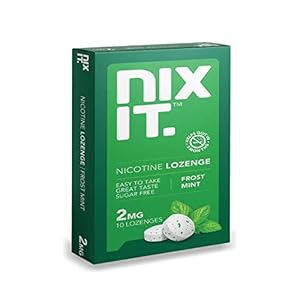 Nixit Nicotine Lozenge 2mg, Frost Mint Flavored Lozenge to Quit Smoking, Sugar Free, 10 Lozenges*Pack of 3