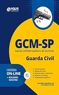 Livro Apostila GCM-SP 2022 - Guarda Civil Metropolitano - 3ª Classe
