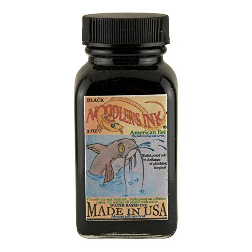Bulletproof EEL Noodler's Fountain Pen Ink-Black - Thumbnail 2