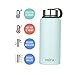 MIRA 18 Oz Stainless Steel Vacuum Insulated Wide Mouth Water Bottle | Thermos Keeps Cold for 24 hours, Hot for 12 hours | Double Walled Powder Coated Travel Flask | Light Blue