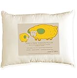No Dyeing, No Printing, Global Organic Textile Standard - Certified unbleached Natural Organic Cotton. (Toddler Pillow ( Organic Cotton Shell))
