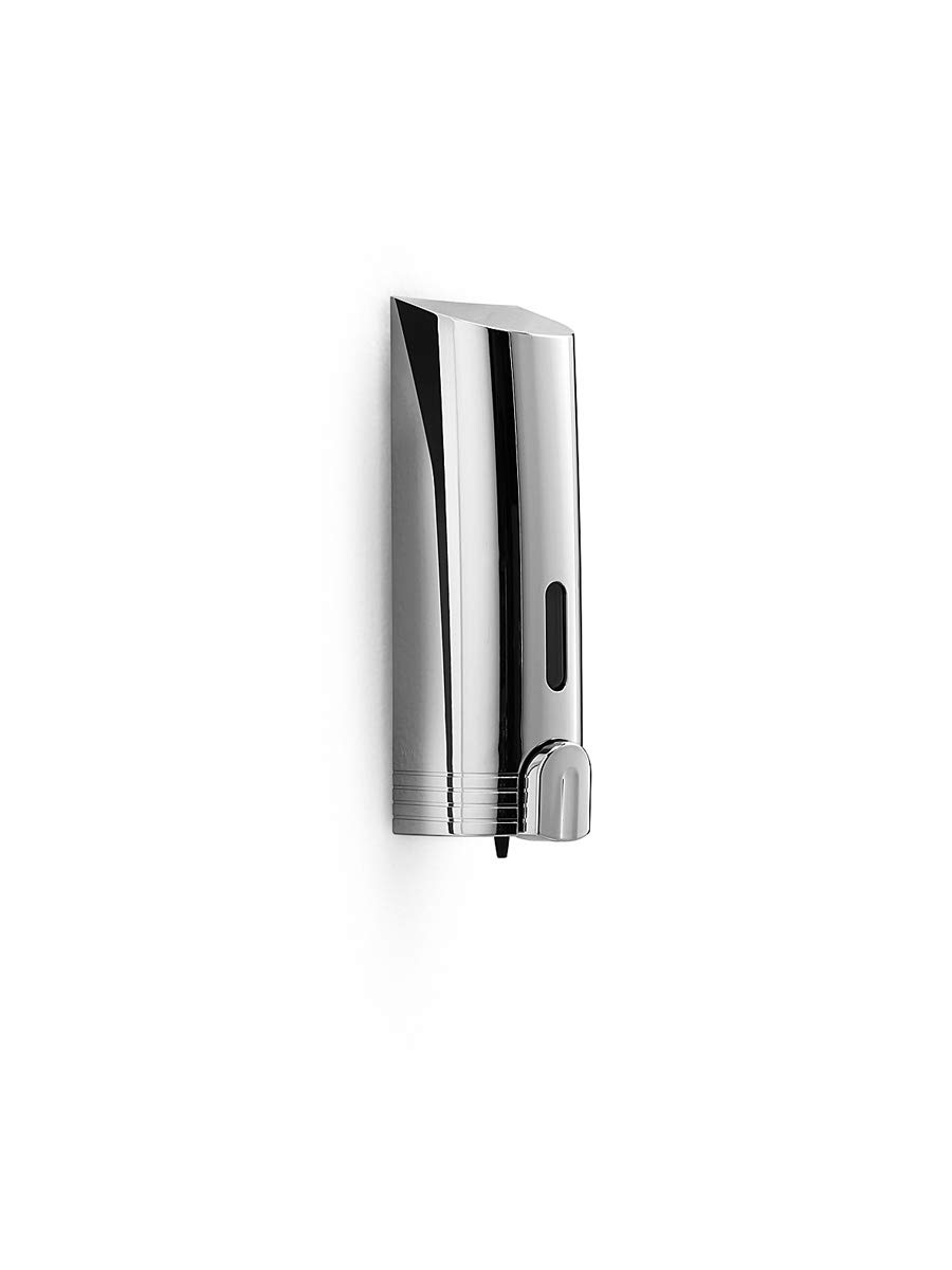 Lineabeta Wall Mounted Dispenser Series Otel, Brass, Chrome, 14 x 26 x 8 cm