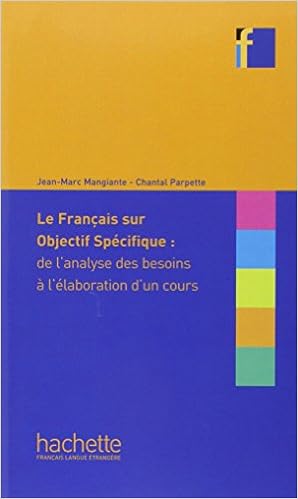 Le Francais Sur Objectif Specifique Amazon Fr Mangiante Jean Marc Parpette Chantal Livres