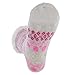 DG Hill Treehouse Knit (2 Pack) Womens Thick Knit Sherpa Fleece Lined Thermal Fuzzy Slipper Socks with Grippers