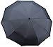 Crown Coast 60 MPH Wind Proof Travel Umbrella (Gun Metal Gray 10-Rib Frame)