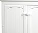 Catskill Craftsmen Double Door Kitchen Cabinet, White