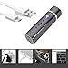 Dibikou Electronic Triple Arc Plasma Lighter Mini Lighter Windproof Rechargeable Flameless Lighter Creative Powerful Novelty Lighter for BBQ, Candles, Grill, Gas, Stove(Silver Grey)thumb 2