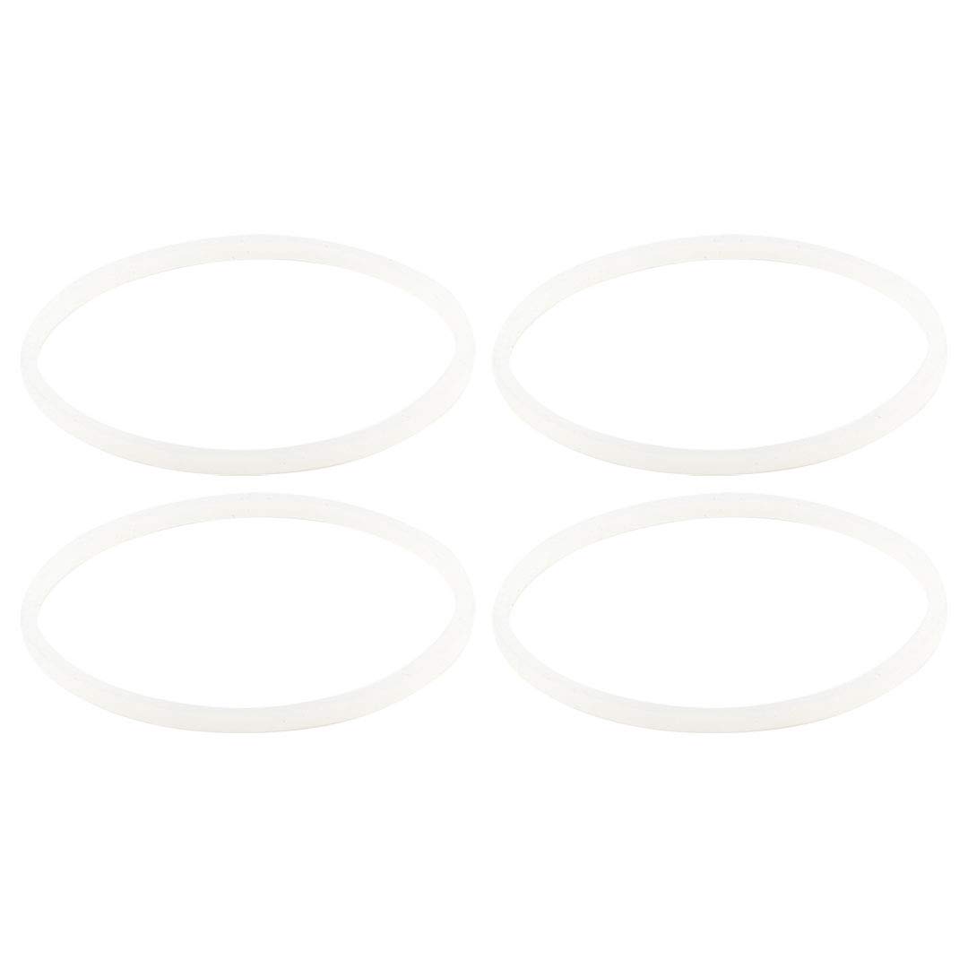 4 Pack Felji White Gaskets Rubber Sealing O-Ring Replacement Part for Nutri Ninja Blenders BL660 BL663 BL663CO BL665Q BL740 BL770 BL771 BL773CO BL810C BL810Q BL820 BL830