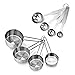 New Star Foodservice 42917 Stainless Steel Measuring Spoons and Measuring Cups Combo, Set of 8 primary