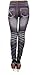 Amour Denim Look Faux Jean Blue Stretchy Leggings Tights Pants Trousers