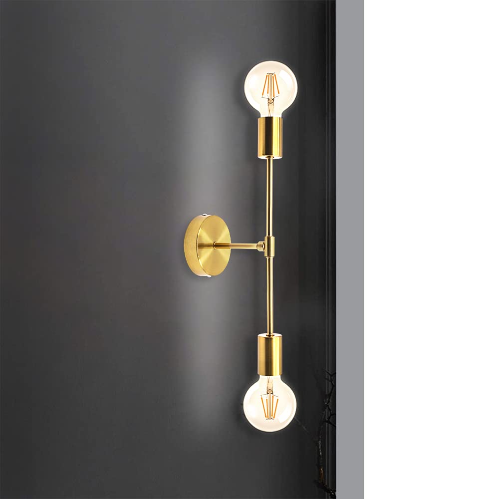 YnGia Industrial Wall Light Vanity Light Wall Lamp Sconce, Wall Lights Wall Sconces Wall Lighting Fixtures, Vintage Bathroom Light Fixtures Wall Mount Lamp for Powder Room Hallway Kitchen