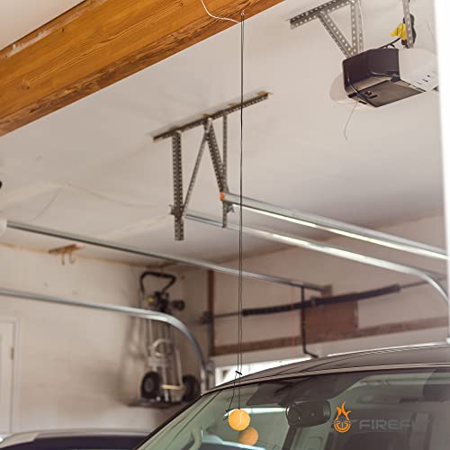 Firefly 2Pack Garage Parking Guide Tennis Ball Car Stopper on a String