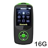 [NEW UI] CFZC HiFi 16GB Bluetooth MP3 Player&50 Hours Playback Portable Music Player Lossless Sound Media Player (Supports up to 64GB TF Card)