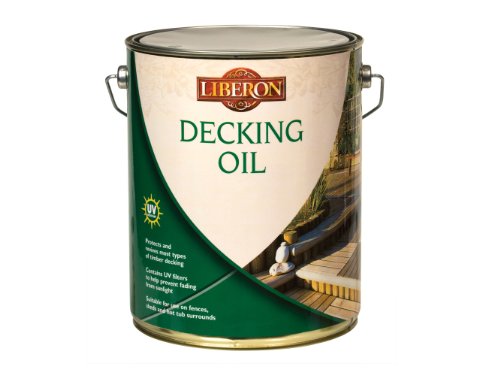 [- Liberon DOMO5L 5L Decking Oil - Medium Oak  -]