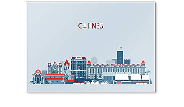 Compra Imán para nevera con ilustración de la ciudad de ...