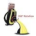 Car Phone Mount Holder,SzHahn Car Mount 3-in-1 Air Vent Dashboard Windshield Cell Phone Holder Cradle Adjustable Grips for iPhone 7,7Plus,6,6S Plus,Samsung Galaxy S8,S7 and more - Yellow
