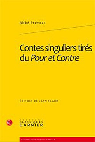 Contes singuliers tirés du 