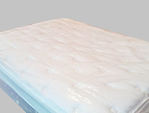 SPRINGROSE Heavy Duty 4 Mil Extra Thick Mattress Bag- Large Enough For Pillow Top, Extra Long or Standard Queen Size. Extremely Durable and Perfect for Moving and Long Term Storage.