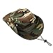 WINOMO Fashion Unisex Adult Outdoor Sports Wide Brim Boonie Hat Cap Fishing Hat - Size (Green Camouflage)