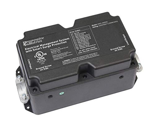 Progressive Industries HW50C Hardwired EMS Surge & Electrical Protection- 50 Amps (Renewed)
