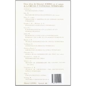 Fundamentos de cirugía ortopédica canina.