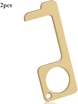 Abridor De Puerta Sin Contacto, Latón Sin Contacto Fácil De Llevar