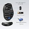 TECKNET 2.4G Classic Wireless Mouse for Laptop, 3200 DPI Optical Computer Mouse with 6 Adjustable Levels, 30 Months Long…