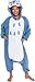 Silver Lilly Unisex Adult Pajamas - Plush One Piece Cosplay Owl Animal Costume