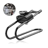 USDREAM Bicycle Seat Shock Absorber Bike Saddle Suspension Device with Clear Scale for MTB Mountain Road Bike, Support Max Load: 330lbs, Spring Steel, Black