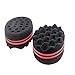 Two Sides Magic Hair Twist Black Ice Sponge For Afro Braid, Dreadlock Coils Curl Brushes Wave Hair Care Tool