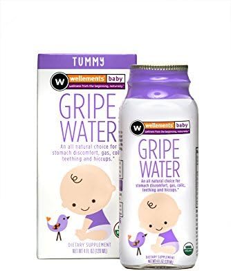 Wellements Organic Gripe Water for Tummy, 4 Fluid Ounce by Wellements Baby