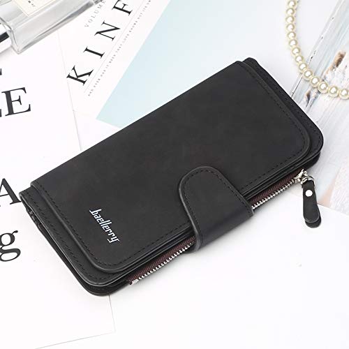 Wallet for Women RFID Blocking Clutch Purse Long Ladies Credit Card Holder Organizer(Black) …