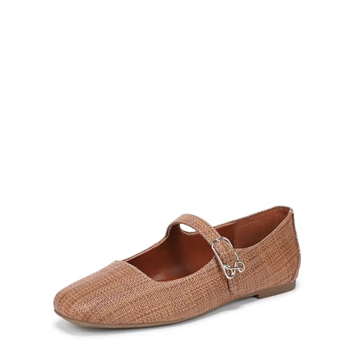 Sam & Libby Women's Fredi Mary Jane Flat, Cuoio Weave, 6 at Amazon