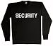 Rothco 2-Sided L/S T-Shirt/Security, Black, Large primary