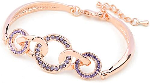 FLANCO Womens Fashion Crystal Bracelet Female Bracelet - A Chain(C4)
