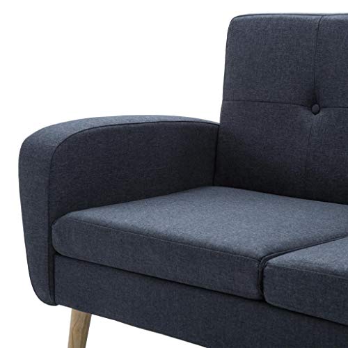 Festnight-Divano-Chesterfield-a-3-Posti-in-Tessuto-Design-Moderno-Grigio-Scuro-per-SoggiornoSalotto-e-Ufficio