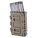 Simways Rifle Mag Pouch Holster 5.56 and 7.62 Soft Magazine Pouches Holder Tactical Mag Carrier with Molle Clips for M4 M16, AR15, AK47 Magazine (Tan)