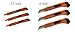 SNL Retractable Razor Utility Knife Set, 6 Inch, Orange, 3 Pack
