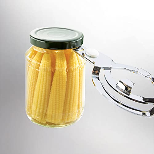 Leifheit Extra Wide Stainless Steel Lid and Jar Opener Black and