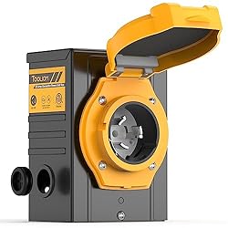 TOOLIOM 50 Amp Generator Power Inlet Box, NEMA