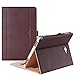 ProCase Galaxy Tab A 10.1 with S Pen Case 2016 Old Model - Stand Folio Case Cover for Galaxy Tab A 10.1 Inch Tablet with S Pen SM-P580, with Multiple Viewing Angles, Document Card Pocket - Brown