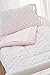 TL Care 100% Cotton Percale 4-Piece Toddler Bedding Set, Pink, for Girls