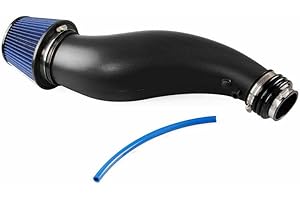 AUTOJOY CLUB Cold Air Intake Kit Compatible with 1992-2000 H0nda Civic CX DX EX-R 1.6L EG EK BK Plastic Air Intake Pipe Induction kit