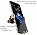 Walless Car Phone Holder, Air Vent Car Mount, One-Handed Performance Compatible for iPhone 7/7plus 6 6s, Samsung Galaxy S7 S6 & Other Smartphone (Golden)