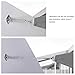 Amgo 12' x 16' Grey Rectangle Sun Shade Sail Canopy Awning UPF50+ AGTAPR1216, 95% UV Blockage, Water & Air Permeable, Commercial and Residential, 3 Years Warranty (We Make Custom Size)