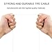 iPhone Charger, TAKAGI 3PACK 6Feet Extra Long Lightning to USB Cable Syncing Data Charging Cord for iPhone X/8 plus/8/7 plus/7/6 plus/6s/5/5s/SE/iPad and iPod (White)