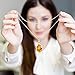 20 Pieces Silver or Gold Plated Chain Necklace with Lobster Clasps for DIY Jewelry Making (20 Inch, Silver)