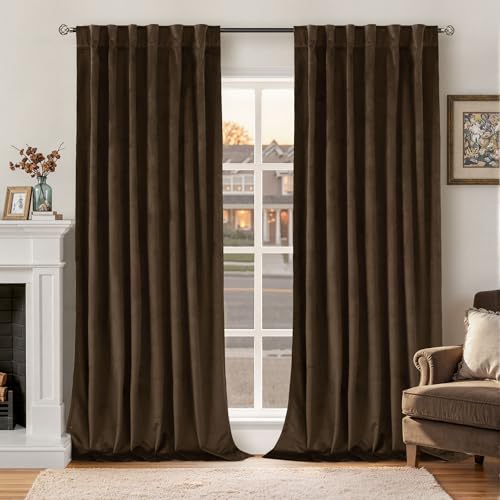 Bgment Velvet Curtains Long