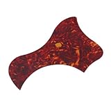 Folk Guitar Pickguard Duck Shape Shell Flamboyant Color