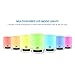 SAVFY Bedside Lamp Light Night, Bluetooth Speaker with LED Touch Sensor and Alarm Clock, Hands-Free Speakerphone with Mic, Best Gift for Men Women Teens Kids Children Sleeping Aid White